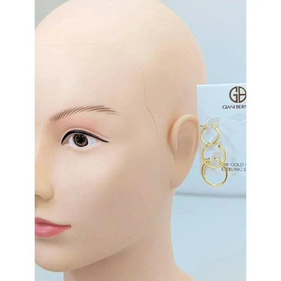 Giani Bernini Women's 3-Pcs Set Polished Round Hoop Earrings (MSRP $85) - Picture 5 of 5